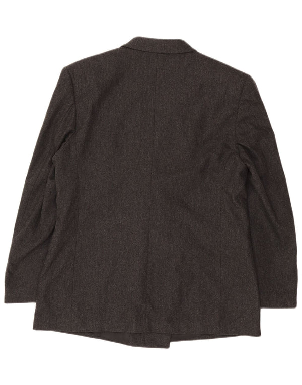 Momenti Veste blazer croisée pour femme UK 14 Gris moyen