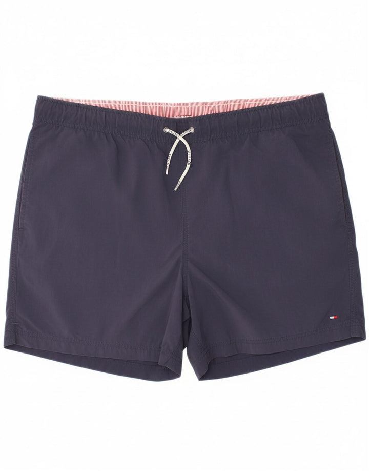 TOMMY HILFIGER Mens Swimming Shorts XL  Navy Blue Polyester