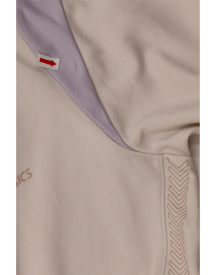 ASICS Veste de survêtement pour femme UK 14 Medium White Colourblock