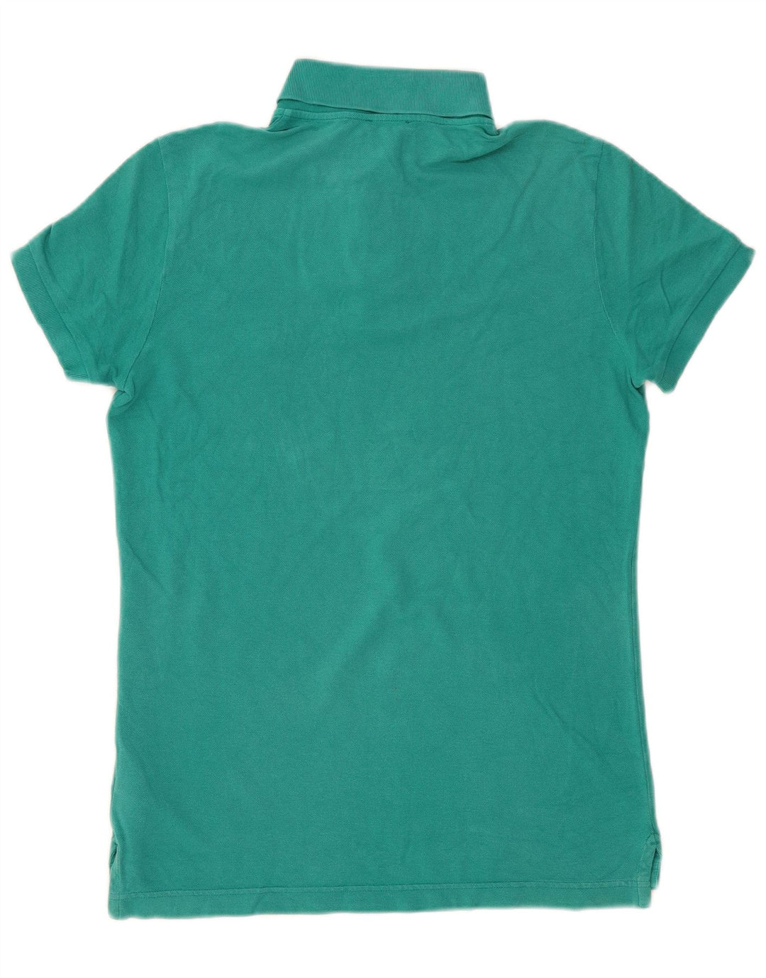 BENETTON Polo Homme Vert Moyen Coton