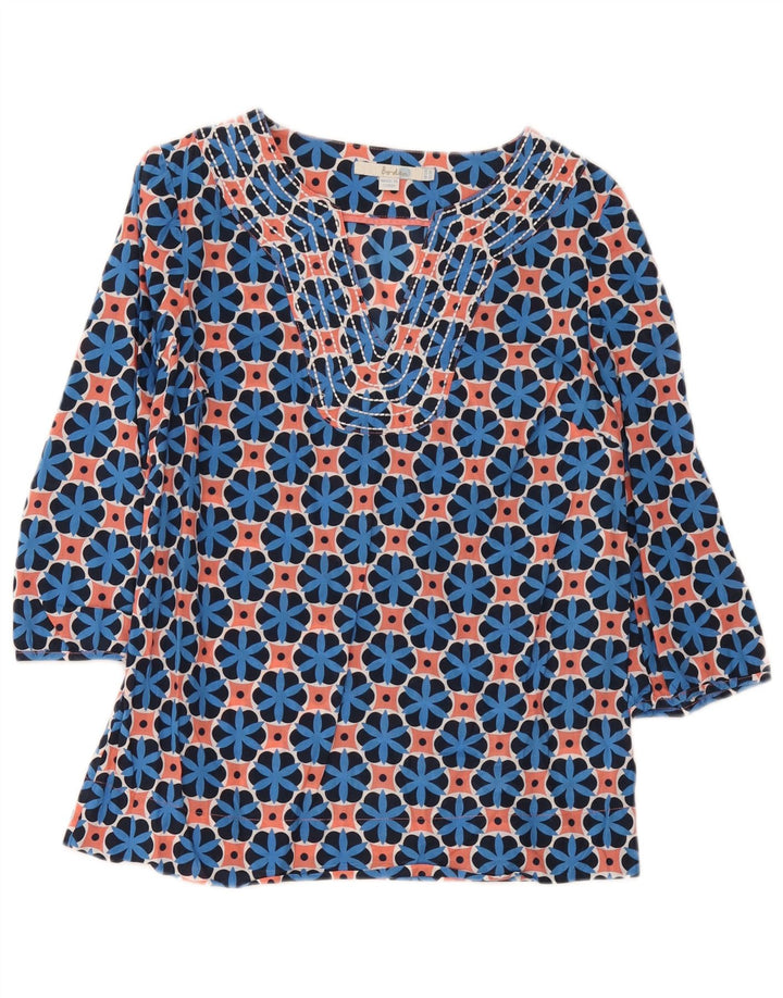 Haut tunique à manches 3/4 Boden pour femme UK 42 Medium Multicolore Géométrique