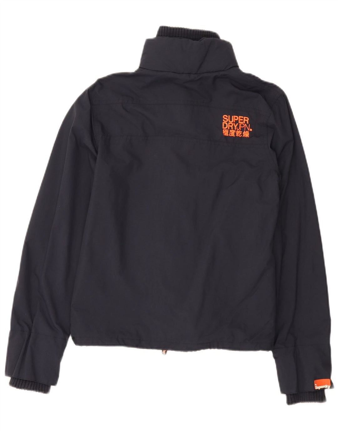 Superdry Veste de pluie The Windcheater Graphic pour femme UK 12 Bleu marine moyen