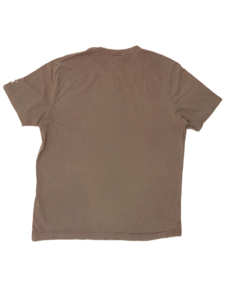 PUMA T-Shirt Graphique Homme Gris Moyen Coton