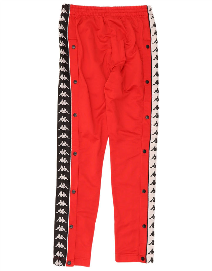 Kappa Pantalon de Survêtement Graphique Homme Petit Rouge Polyester Colorblock