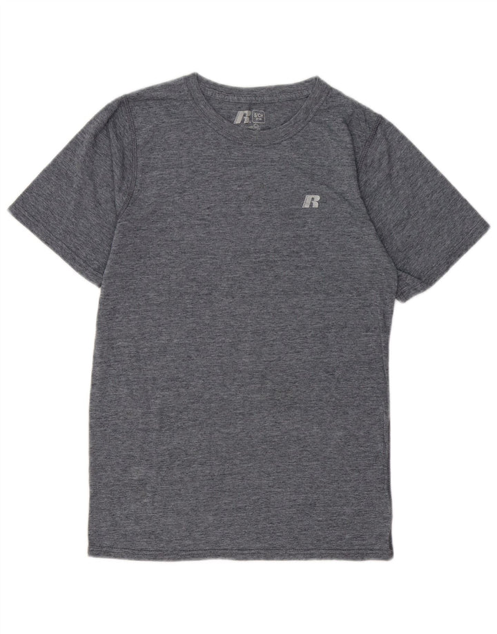 RUSSELL ATHLETIC T-Shirt Homme Haut UK 34/36 Petit Gris Polyester