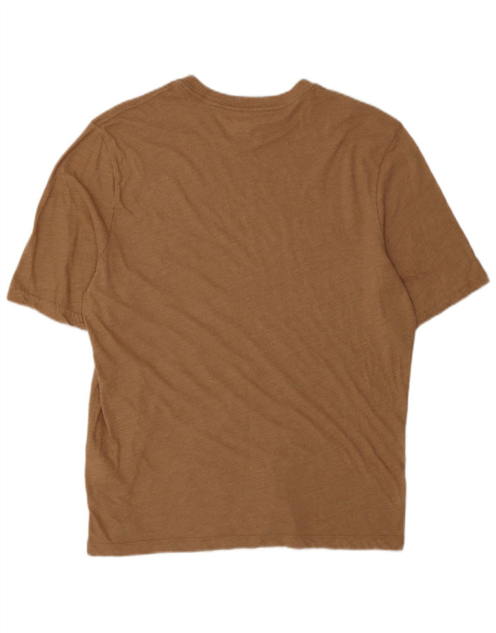 J. Crew T-Shirt Homme Coton Chiné Beige Moyen