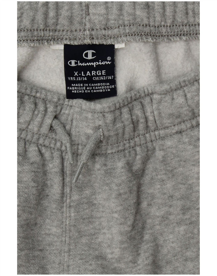 CHAMPION Pantalon de survêtement graphique pour garçon 13-14 ans XL Gris