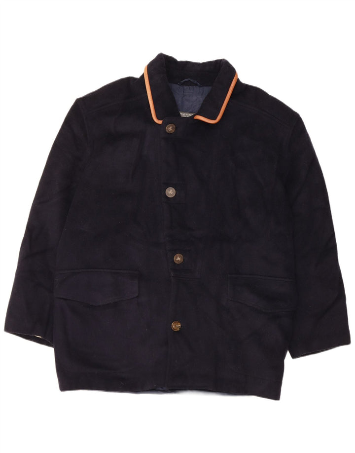 Maurizio Baldassari Manteau pour homme UK 40 Large Bleu marine