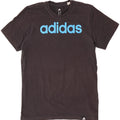 ADIDAS Mens Graphic T-Shirt Top Small Black Cotton Vintage Adidas and Second-Hand Adidas from Messina Hembry 