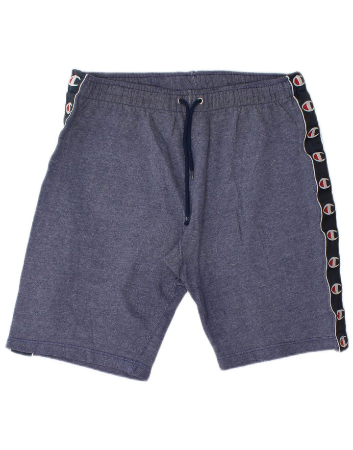 Champion Short de Sport Graphic Homme Petit Bleu Colorblock