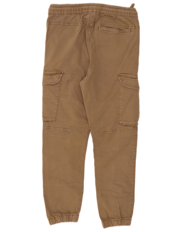 Zara Pantalon Cargo Crop Joggers Homme Petit W30 L25 Beige