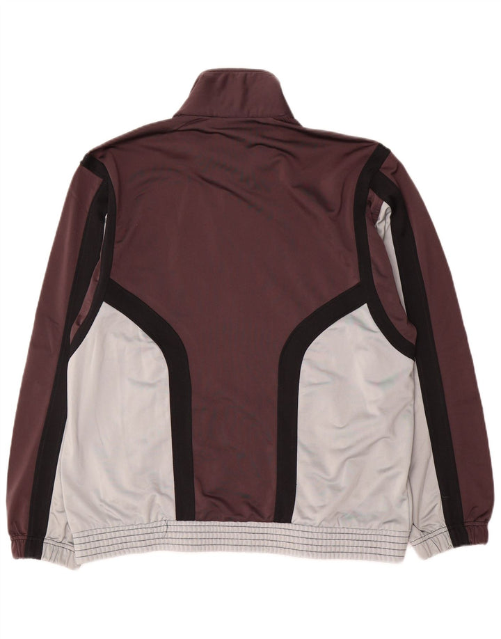 Sergio Tacchini Veste de survêtement pour homme IT 46 Small Marron Colourblock