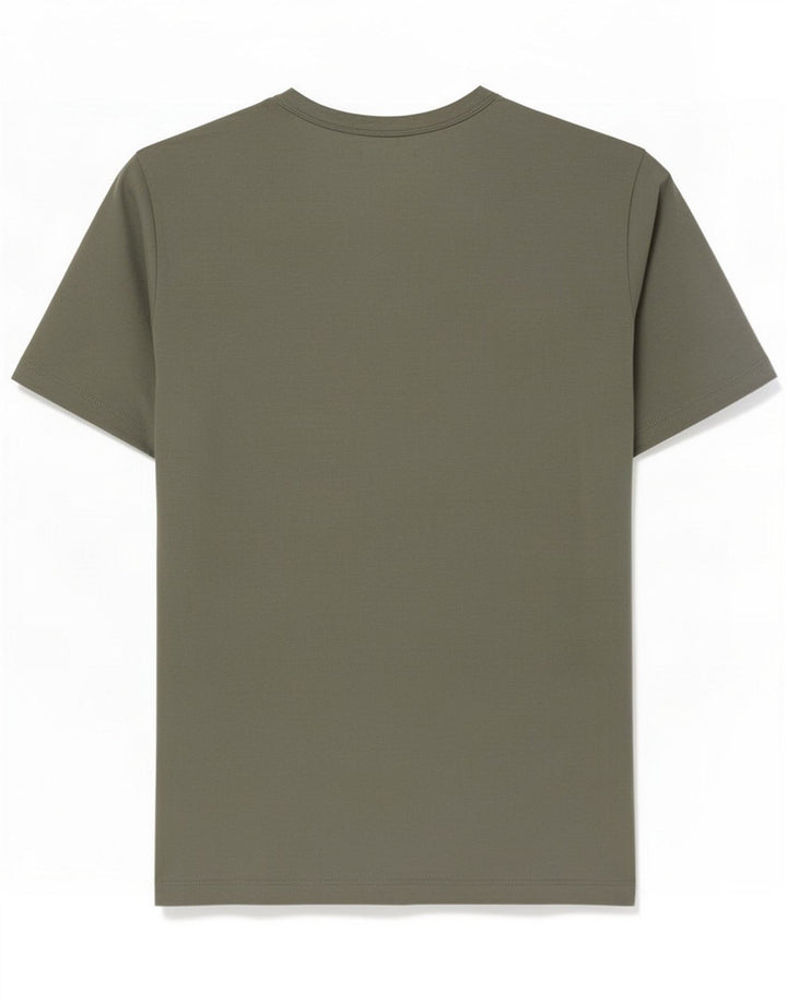 Cos T-shirt coupe classique pour homme en coton vert moyen