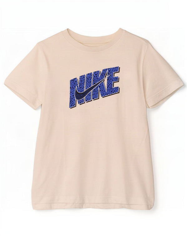 Nike T-Shirt Graphique Fille 10-11 Ans Blanc Moyen