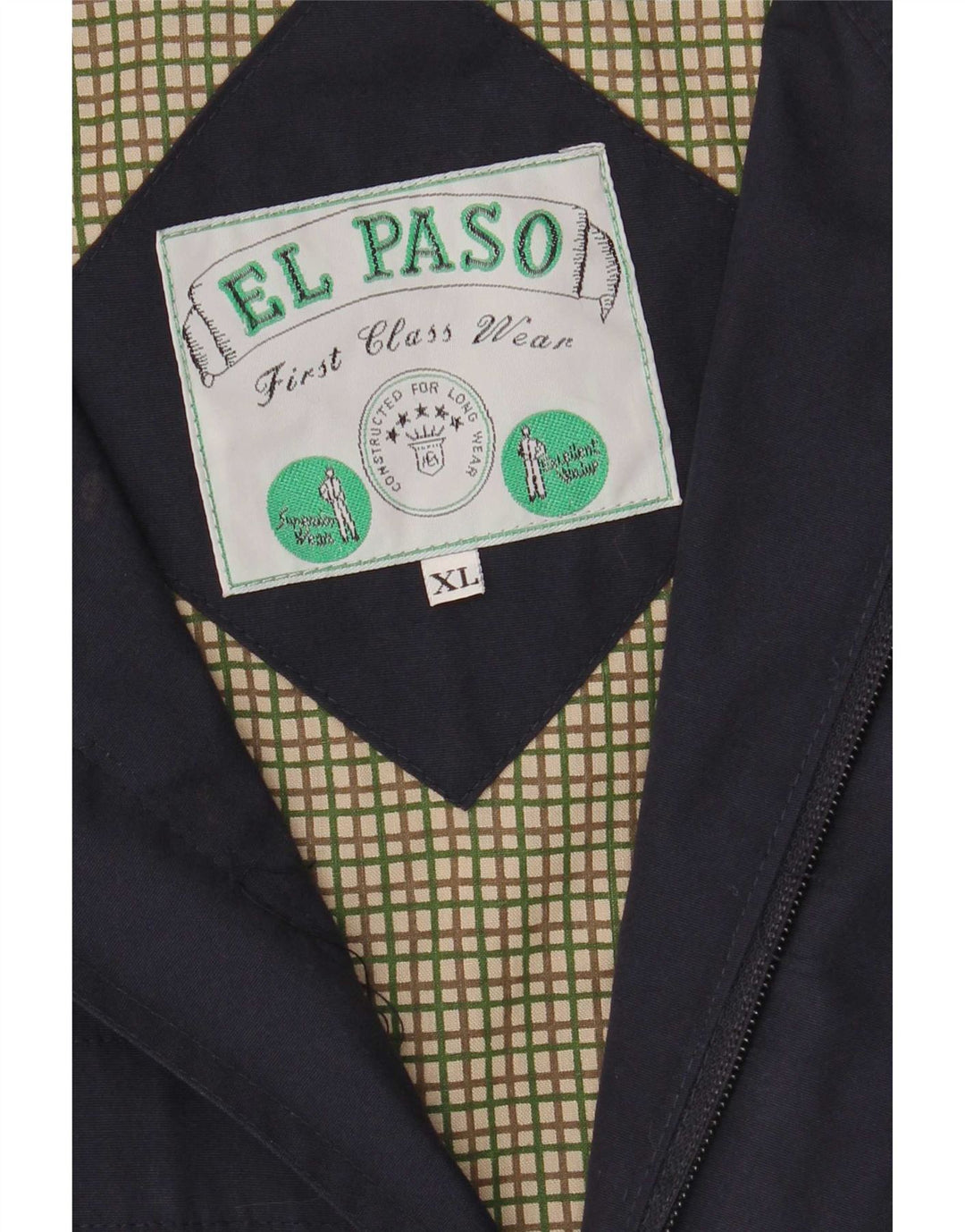 El Paso Veste Bomber Homme UK 42 XL Bleu Marine