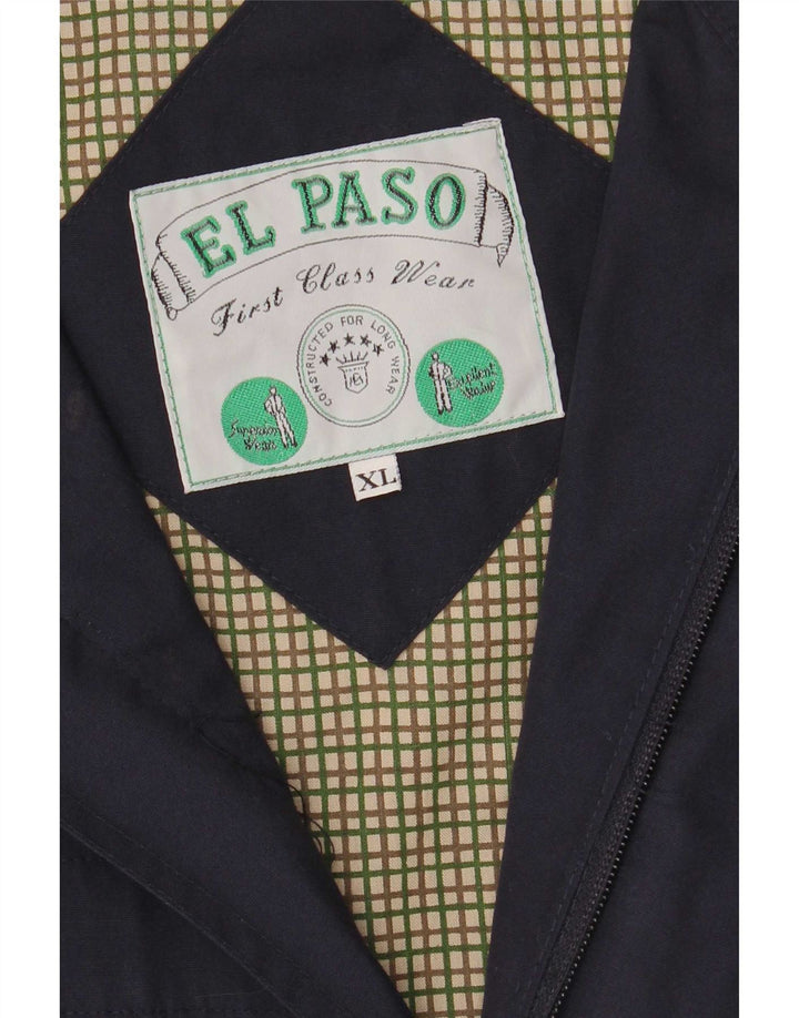El Paso Veste Bomber Homme UK 42 XL Bleu Marine