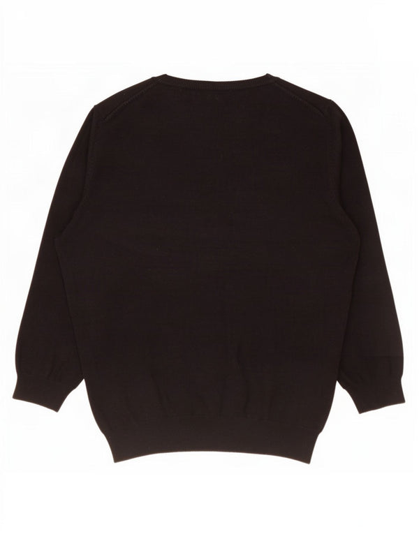 Marks & Spencer Pull col bateau pour femme UK 12 Medium Noir