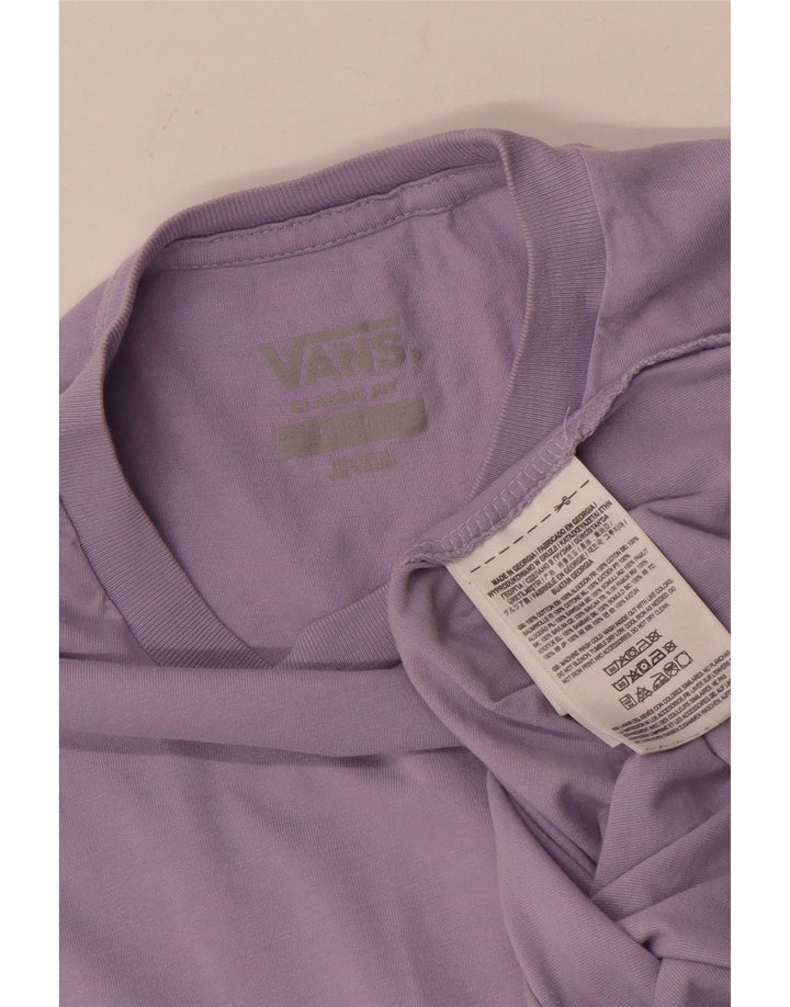 Vans T-shirt coupe classique pour homme en coton violet moyen