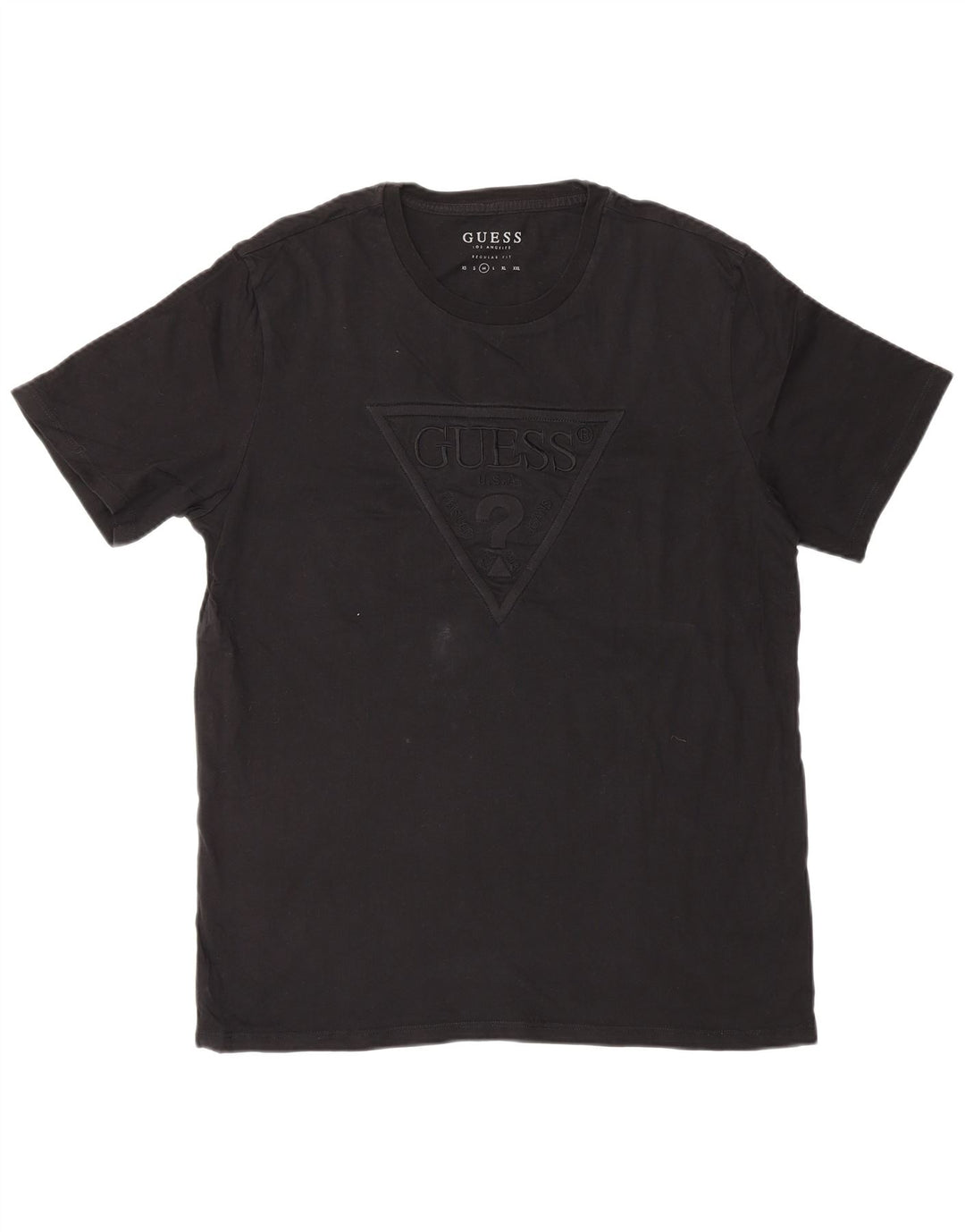 Guess T-Shirt Graphique Homme Noir Moyen Coton