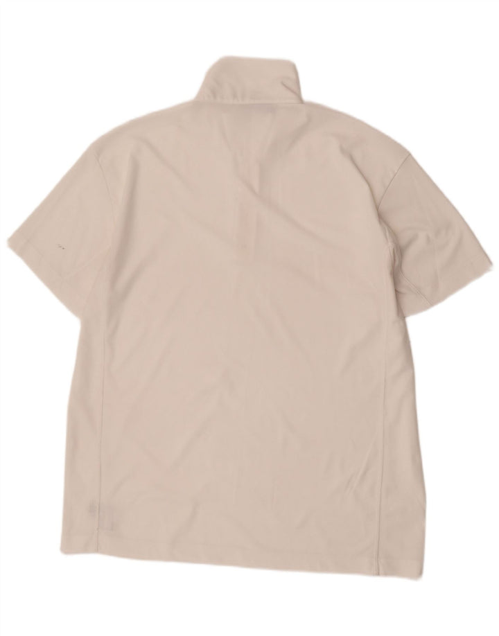 Killer Loop T-shirt à col zippé pour homme XL Blanc Polyester