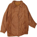VINTAGE Womens Leather Jacket UK 14 Medium Brown Vintage Vintage and Second-Hand Vintage from Messina Hembry 