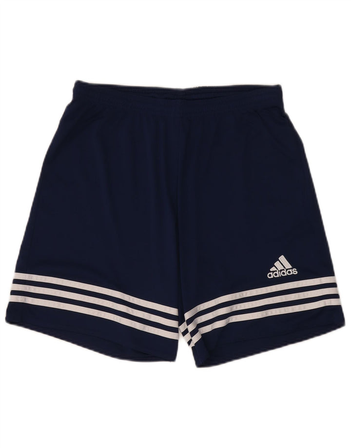 Adidas Short de sport Climalite Homme Bleu Marine Moyen Polyester