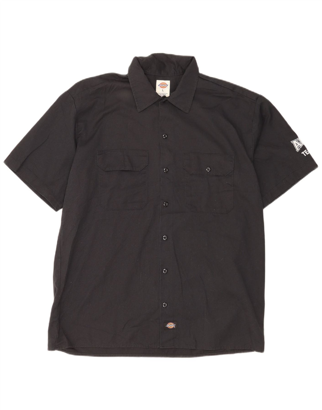 DICKIES Chemise graphique à manches courtes pour hommes Grand coton noir