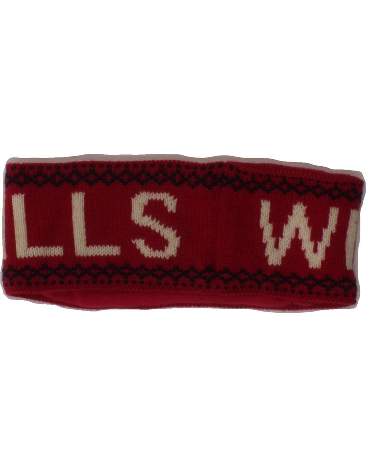 JACK WILLS Womens Graphic Headband Hat One Size Pink Vintage Jack Wills and Second-Hand Jack Wills from Messina Hembry 