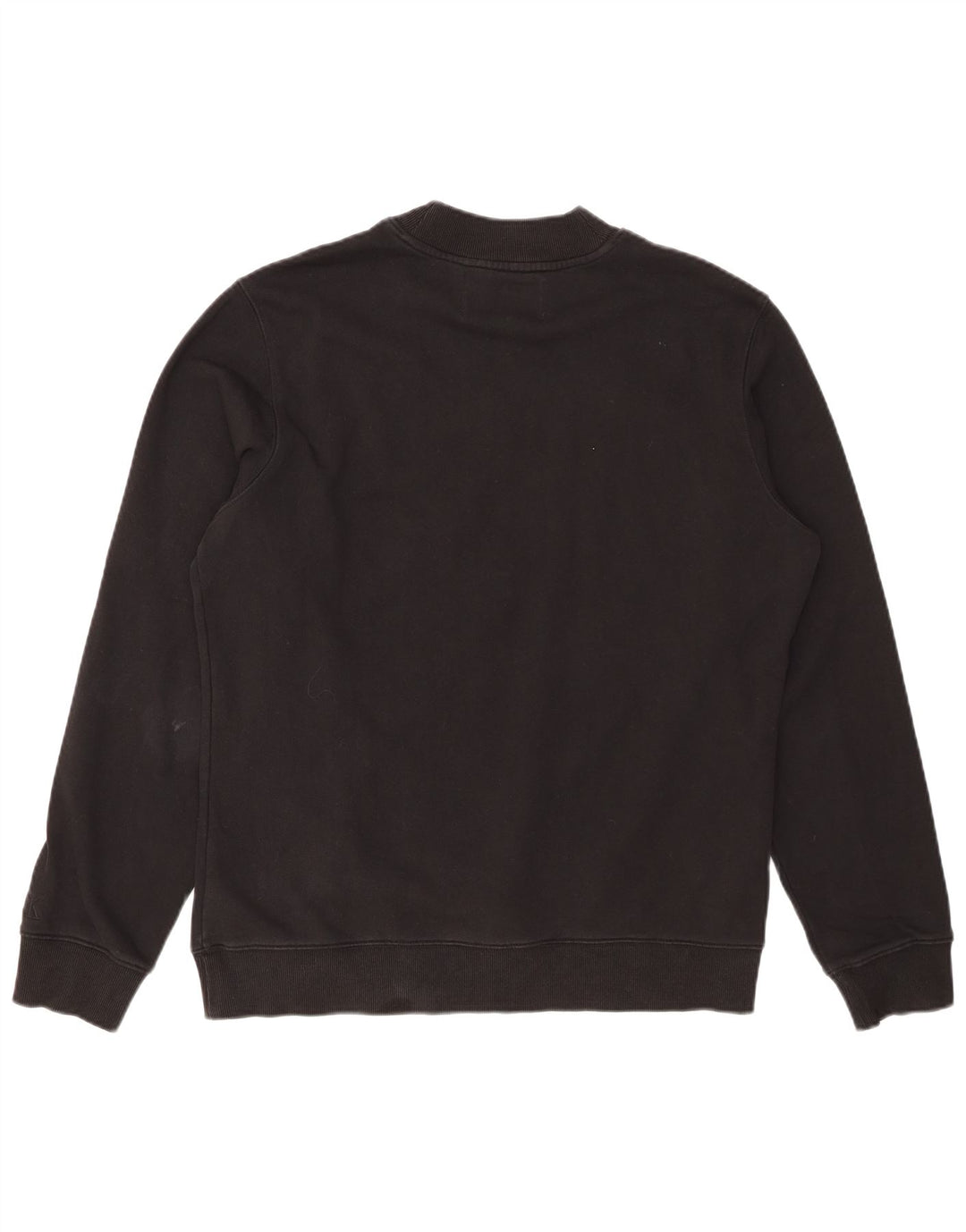 CALVIN KLEIN JEANS Sweat-shirt graphique pour femme UK 16 Large Noir