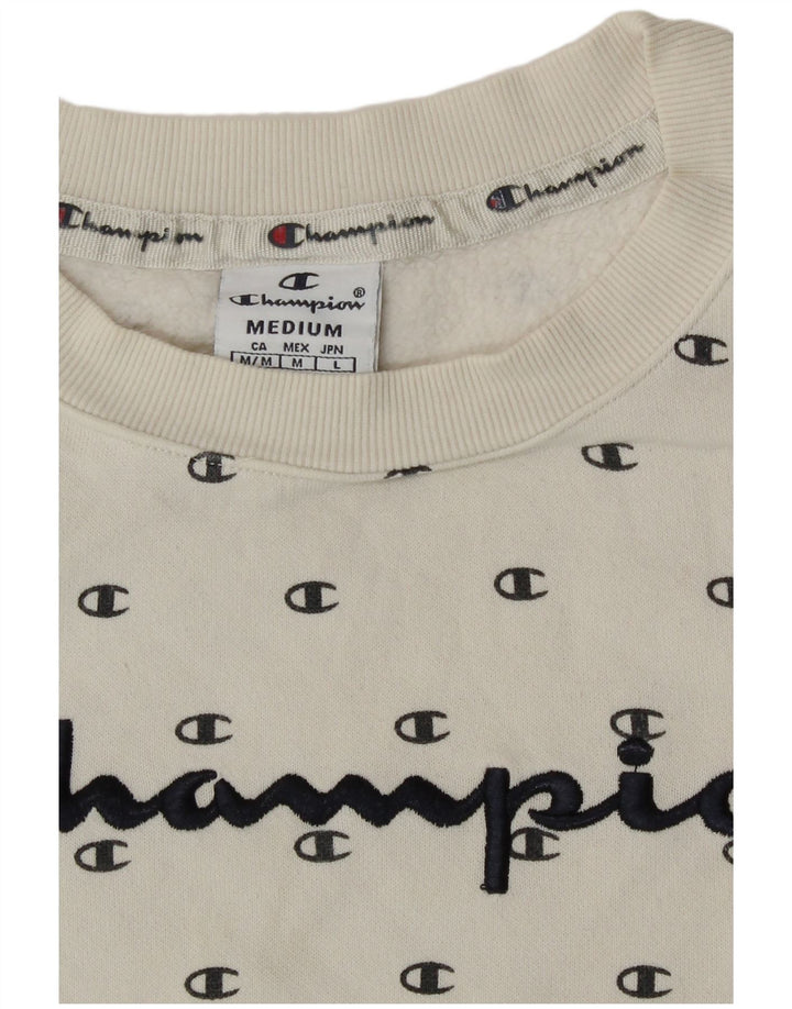 Champion Sweat-shirt graphique pour femme UK 14 Blanc moyen