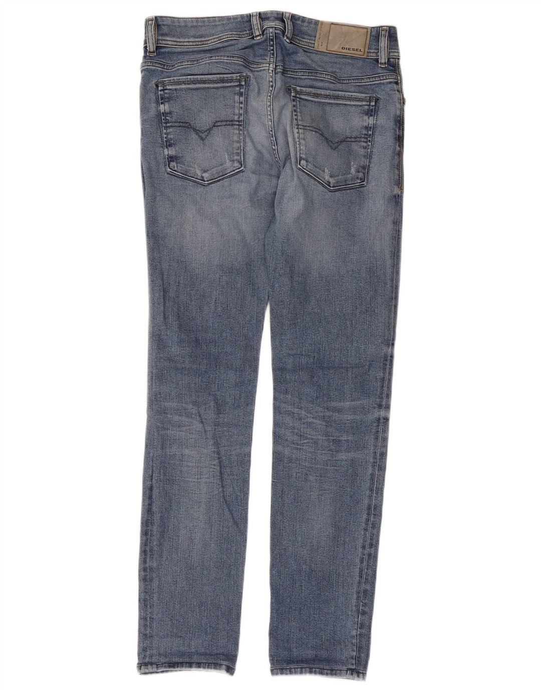 DIESEL Jean Slim effet vieilli W29 L29 bleu coton pour femme