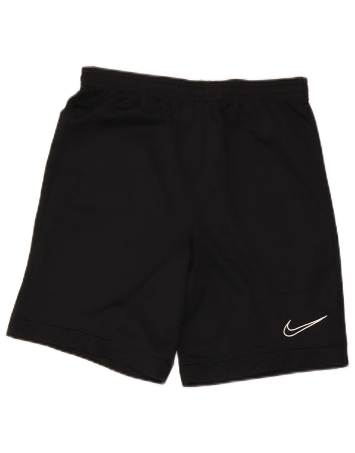 NIKE Short de sport Dri Fit pour garçon 12-13 ans Large Noir Polyester