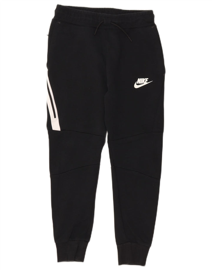Nike Pantalon de survêtement pour garçon 10-11 ans Noir moyen colour block