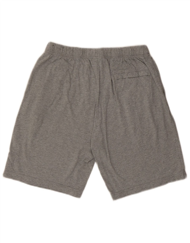 NIKE Short de sport pour hommes, grand, gris, coton