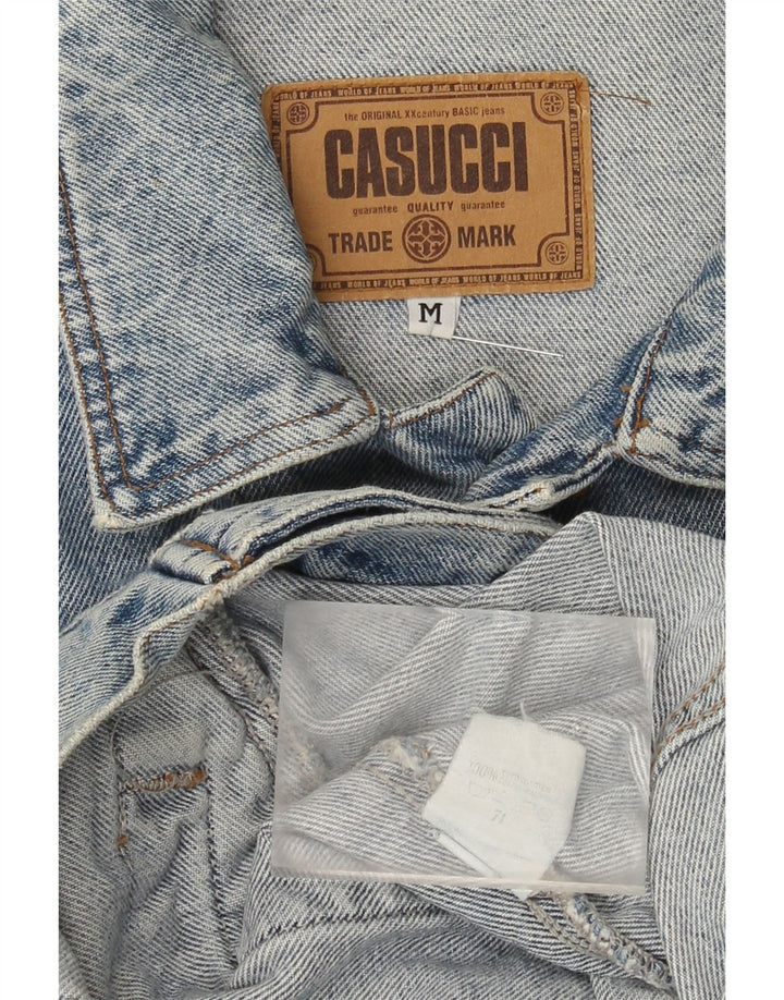Cassuci Veste en jean pour homme UK 38 Bleu moyen Coton