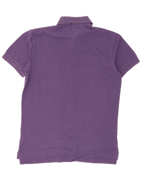 Tommy Hilfiger Polo Homme Violet Moyen Coton