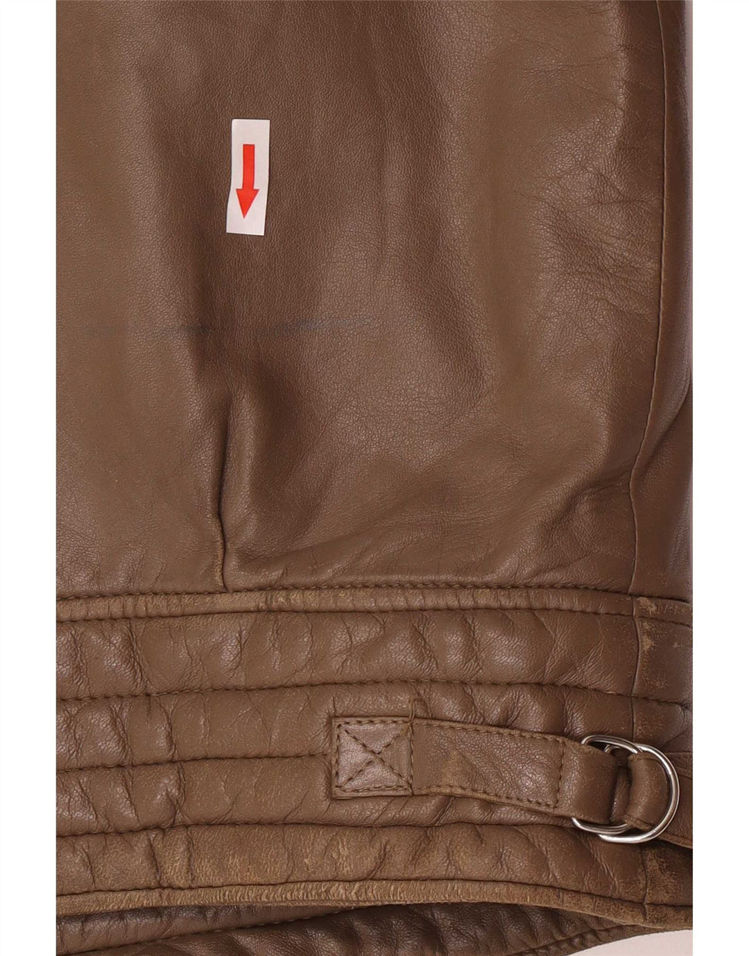 Camox Veste en cuir bomber pour homme UK 38 Marron moyen