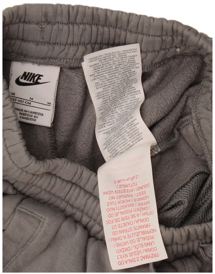 NIKE Short de sport garçon 10-11 ans gris coton