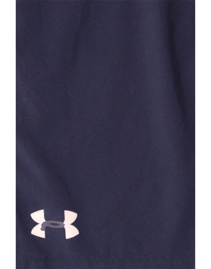 Under Armour Short de Sport Graphique Homme Large Bleu Marine Polyester