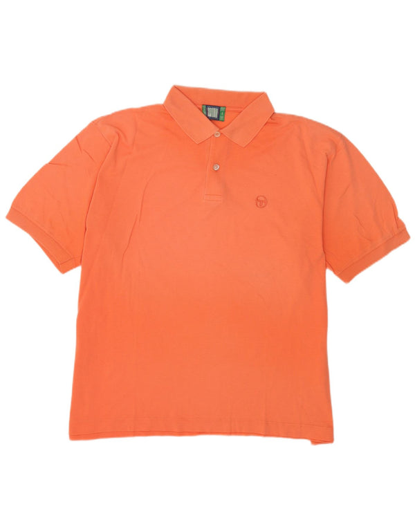Sergio Tacchini Polo Homme XL Orange Coton