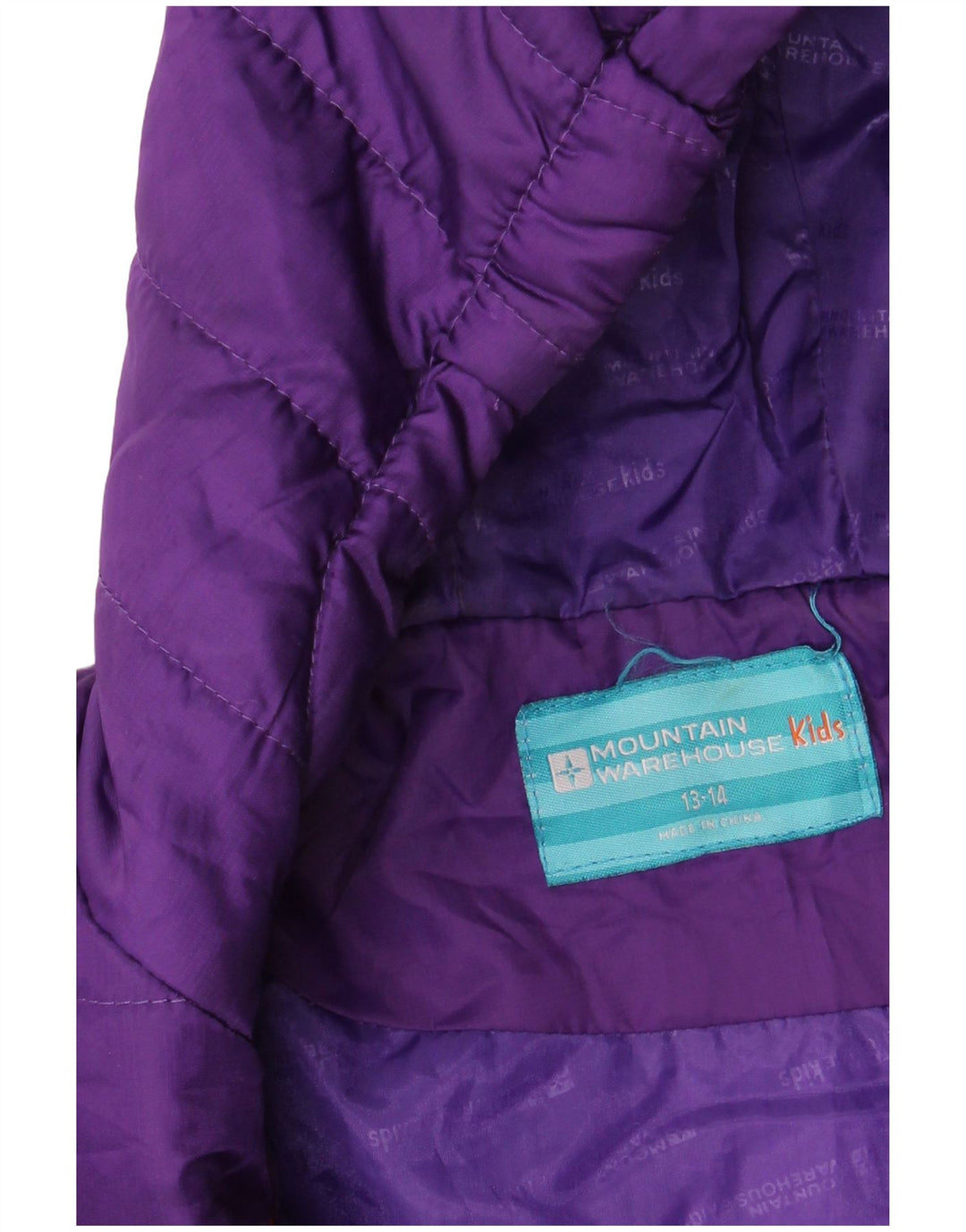 MOUNTAIN WAREHOUSE Veste matelassée à capuche pour garçon 13-14 ans Violet