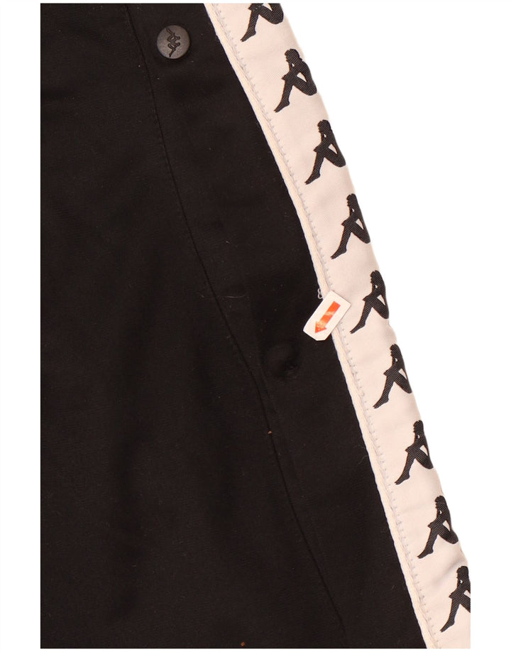 Kappa Pantalon de Survêtement Graphique Homme Noir Medium Colourblock