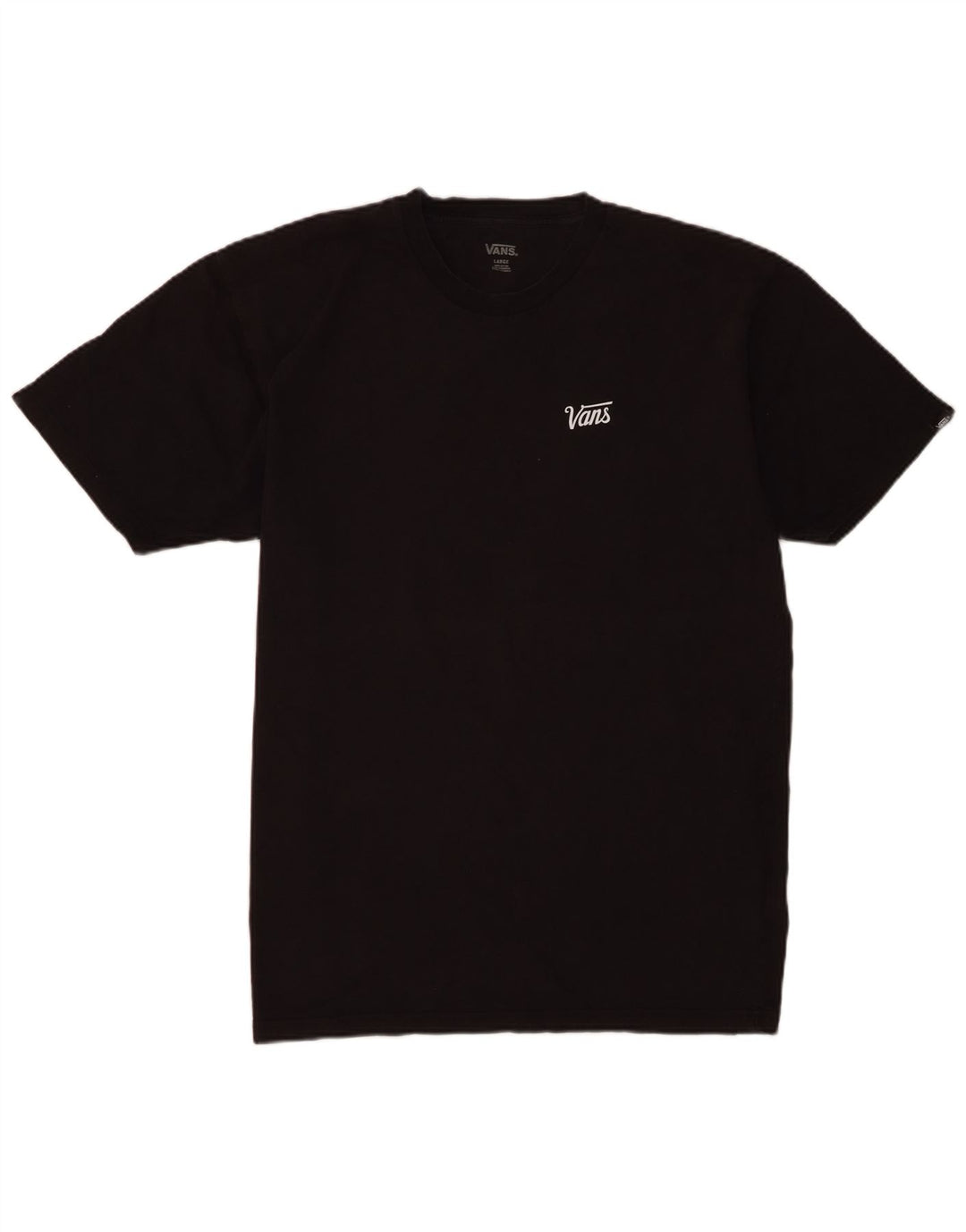 Vans T-Shirt Homme Haut Large Noir Coton