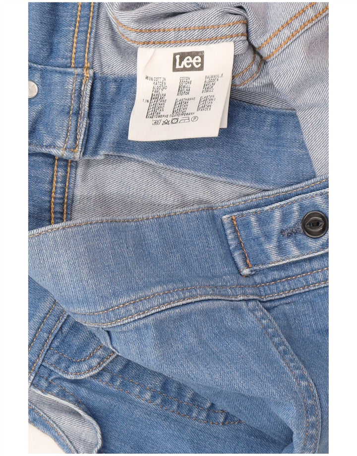 Lee Gilet en jean pour femme UK 12 Bleu moyen Coton