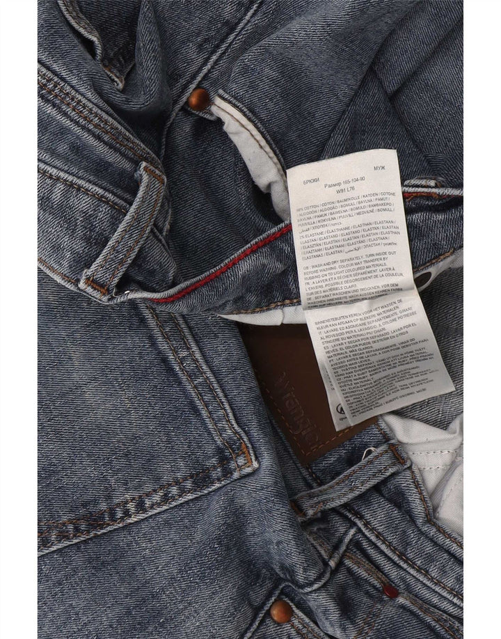 Wrangler Jean droit régulier pour hommes W36 L30 bleu coton