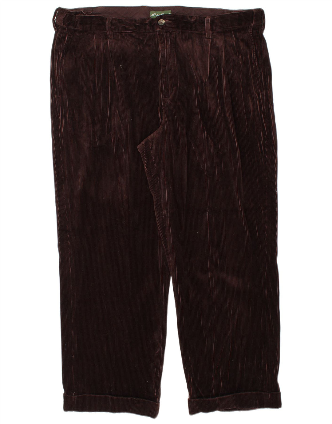 EDDIE BAUER Pantalon en velours côtelé pour homme W44 L30 Coton marron