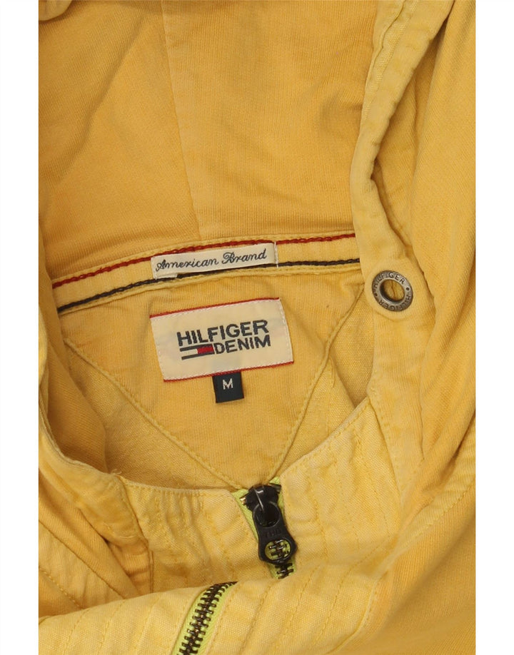 TOMMY HILFIGER Pull à Capuche Zippé Homme Jaune Moyen
