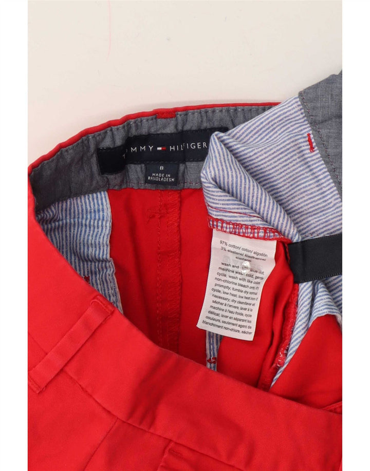 Tommy Hilfiger Short Chino Femme US 8 Medium W30 Coton Rouge