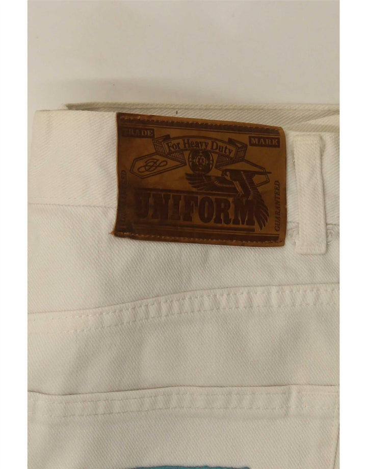 Jean droit femme Uniform W28 L26 blanc