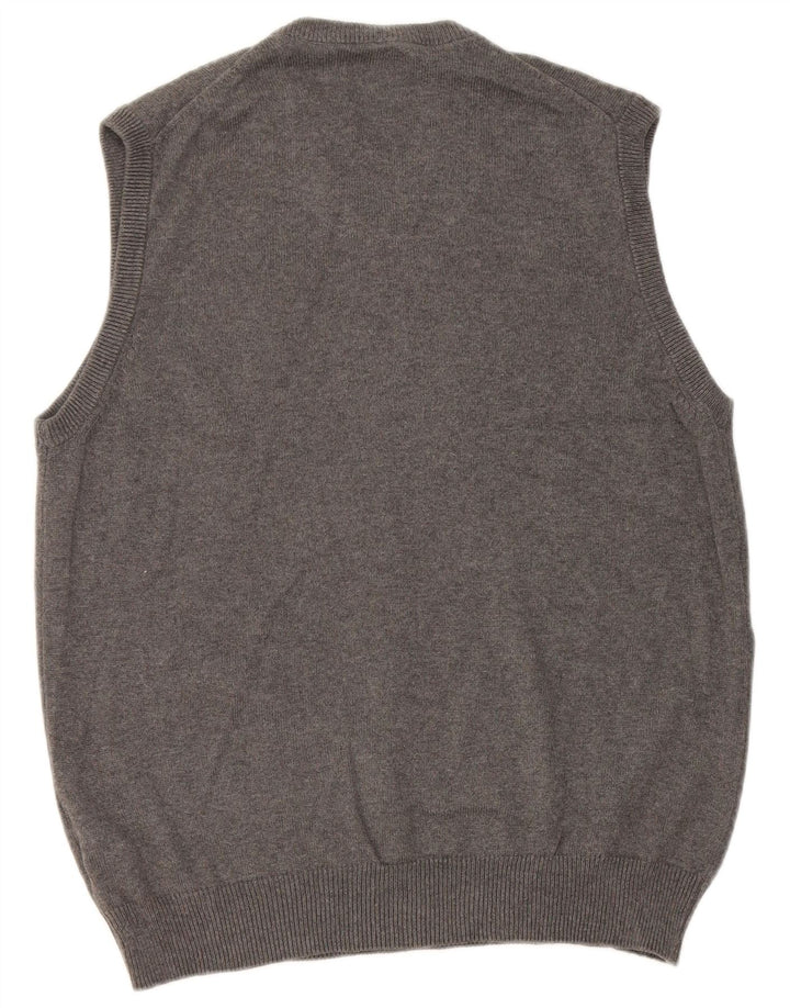 Marks & Spencer Débardeur Regular Fit Homme Coton Gris Moyen